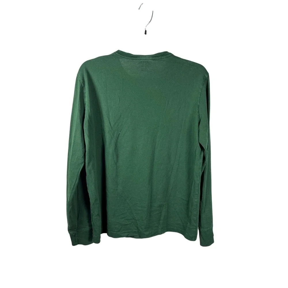 Polo Ralph Lauren Green Long Sleeve Crew Neck T Shirt‎ Mens Size S